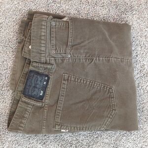 Levi's 514 corduroys size 38 x 32 green
